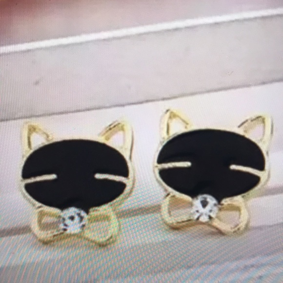 Cat lovers cute earrings !!! NWR - Picture 2 of 2